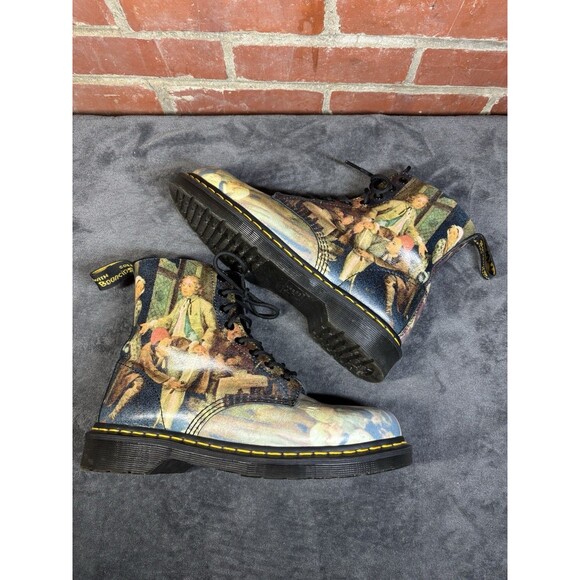 Doc Martens 1460 Pascal Museum Collection Hogarth Leather Boots US Sz M9, W10 main image 8